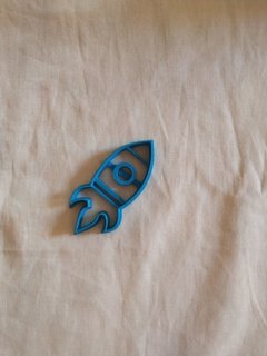 Cortante nave espacial de 9x4cm