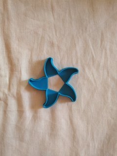 Cortante ESTRELLA DE MAR CON REFUERZOS	de 8x8cm