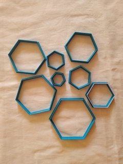 Set de Cortantes Exagonal x 8 unidades