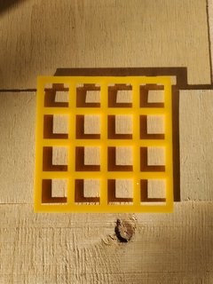 Texturizador cuadrados x16 de 10x10cm