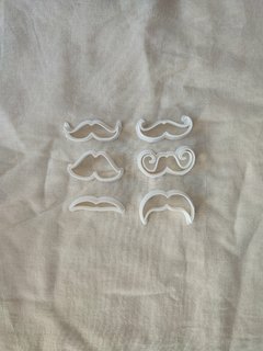 Set cortantes x6 bigotes mini de 5cm - comprar online