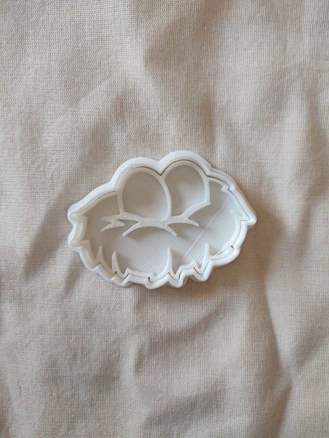 Cortante nido de huevos de 9x6cm