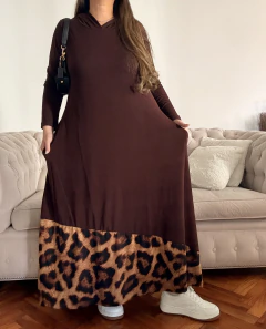 Imagen de Maxi Vestido LISBOA con Guarda y Capucha