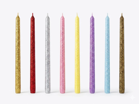 Velas Glitter
