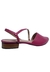 Scarpin Salto Baixo Couro Slingback Pink