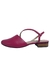 Scarpin Salto Baixo Couro Slingback Pink - Sapatos e Botas Loja Online
