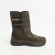bota forrada neve e frio velcro mousse sola café