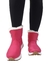 Bota Forrada Neve e Frio Zíper Rosa Chiclete