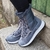Bota Forrada Neve e Frio Nylon Amarração | Sapatos e Botas