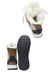 Bota Forrada Neve e Frio Cadarço | Sapatos e Botas