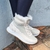 Bota Forrada Neve e Frio Elástico Caqui | Sapatos e Botas Loja Online