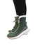 Bota Forrada Neve e Frio Nylon Bordado Verde Musgo