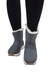 Bota Forrada Neve e Frio Zíper Cinza