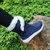 Bota Forrada Neve e Frio Nylon Marinho Pelo Branco