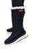 Bota Forrada Neve e Frio Cano Longo Zíper Preto