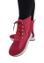 Bota Forrada Neve e Frio Cadarço Metal Dourado Rosa Chiclete