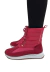 Bota Forrada Neve e Frio Cadarço Metal Dourado Rosa Chiclete