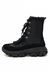 Bota Forrada Neve e Frio Nylon Tratorado Amarração Preto