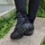 Bota Forrada Nylon Neve e Frio Cadarço Tratorado Preto | Sapatos e Botas