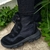 Bota Forrada Nylon Neve e Frio Cadarço Tratorado Preto | Sapatos e Botas