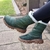 Bota Forrada Neve e Frio Zíper Verde Musgo | Sapatos e Botas