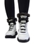 Bota Forrada Neve e Frio Nylon Branco e Preto | Sapatos e Botas