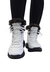 Bota Forrada Neve e Frio Nylon Branco e Preto | Sapatos e Botas