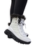 Bota Forrada Neve e Frio Nylon Branco e Preto | Sapatos e Botas