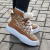 Bota Forrada Pelo Couro Tiger Caramelo