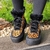 Bota Forrada Pelo Couro Animal Print Onça