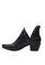 Ankle Boot Western Couro Croco Preto