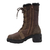 Bota Coturno Forrado Louise Café | Sapatos e Botas