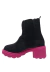 Coturno Nylon Forrado em Pelo Sola Tratorada Rosa