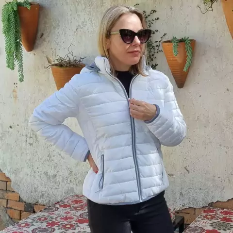 Jaqueta Forrada Pluma Santiago Alpelo Sapatos e Botas