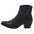 Bota Cano Curto Western Croco Preto