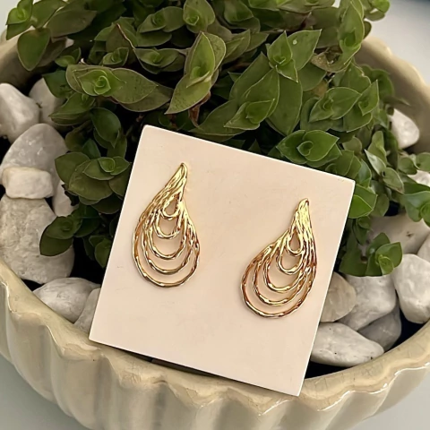 Brinco Folheado - Br0093 - comprar online