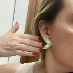 br0215 - brinco esmaltado folheado - comprar online