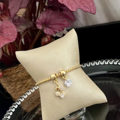 Pulseira folheada zircônia - P0007 - comprar online