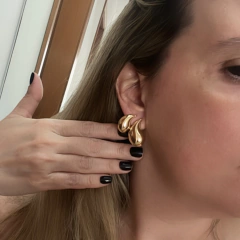 Br0012 - Brinco folheado - Atacado de Brincos 