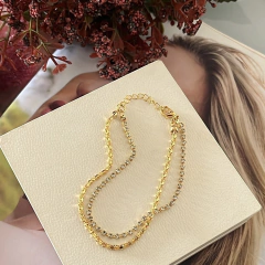 p0011 - pulseira folheada