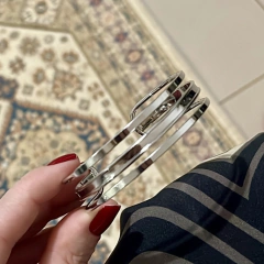 Bracelete triplo folheado - b0014 - comprar online