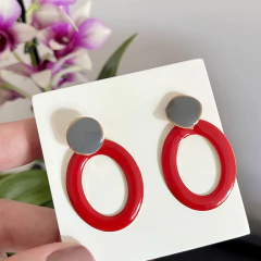 Brinco resina - opções de cores nas fotos - Br0045 na internet