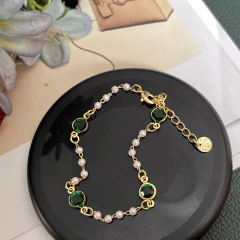 Pulseira pérola folheado - P0033 na internet