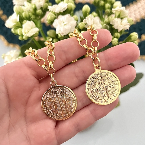 Pulseira São Bento folheada - P0055 - comprar online
