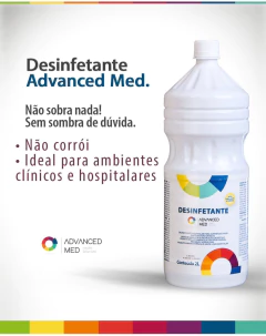 Desinfetante Hospitalar Advanced Med Refil 2 litros-Combo 2 unidades - comprar online