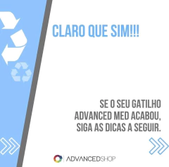 Kit Desinfetante Hospitalar Advanced Med Duplo Gatilho 500mL e 1 refil de 2 litros - ADVANCED SHOP | DESINFECÇÃO DE AMBIENTES E SUPERFÍCIES | SOLUÇÃO CONTRA VÍRUS E BACTÉRIAS 