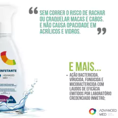 Imagem do Kit Desinfecção Hospitalar - Gatilho e refil 2 litros Advanced Med