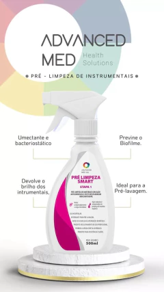 Kit Biossegurança Essencial- Detergentes e Desinfetante Advanced Med- 3 unidades
