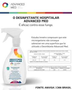 Desinfetante Hospitalar Advanced Med Premium - Combo 2 unidades de 500mL na internet