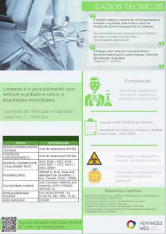 Detergente Hospitalar Smart Advanced Med® 1L - Limpeza Profunda e Brilho para Instrumentais Cirúrgicos, Alicates e Pinças na internet